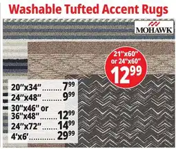 Ocean State Job Lot Washable Tufted Accent Rugs offer