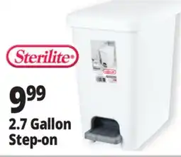Ocean State Job Lot Sterilite 2.7 Gallon Step-on offer