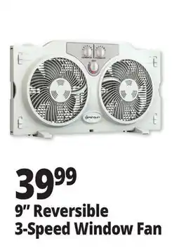Ocean State Job Lot Penguin 9 Twin Window Fan offer