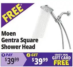 Ocean State Job Lot MOEN Gentra Handheld Shower Chrome offer