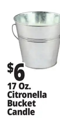 Ocean State Job Lot 17 Oz. Citronella Bucket Candle offer