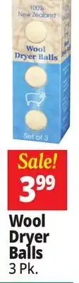 Ocean State Job Lot Wool Dryer Balls offer