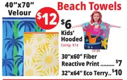 Ocean State Job Lot Beach Towels offer