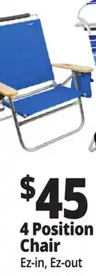 Ocean State Job Lot 4 Position Chair offer
