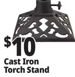 Ocean State Job Lot Cast Iron Torch Stand offer