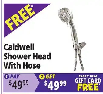 Ocean State Job Lot Caldwell Shower Head With Hose offer
