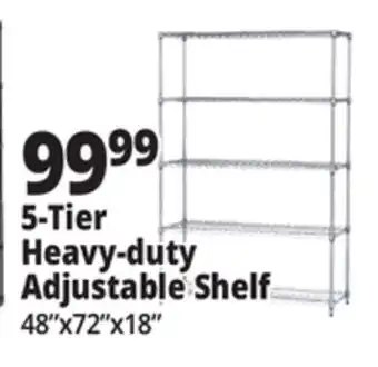 Ocean State Job Lot Method 5-Tier Adjustable Heavy-Duty Wire Shelving 48 x 18 offer