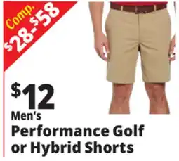Ocean State Job Lot Men's Performance Golf or Hybrid Shorts offer
