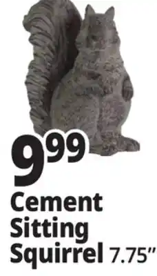 Ocean State Job Lot Cement Sitting Squirrel offer