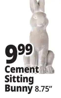 Ocean State Job Lot Cement Sitting Bunny offer