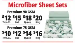 Ocean State Job Lot Microfiber Sheet Sets offer