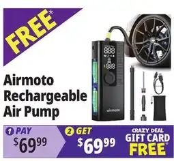 Ocean State Job Lot Airmoto Rechargeable Air Pump offer