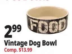 Ocean State Job Lot Vintage Dog Bowl offer