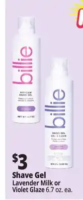 Ocean State Job Lot Shave Gel offer