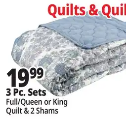 Ocean State Job Lot Abbott Collection Full/Queen Quilt Set 3 Piece offer