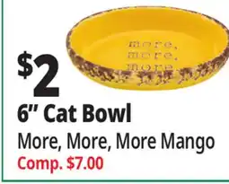 Ocean State Job Lot 6 Cat Bowl offer