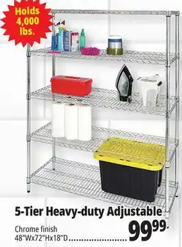 Ocean State Job Lot 5-Tier Heavy-duty Adjustable offer