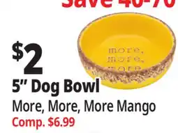 Ocean State Job Lot 5 Dog Bowl offer