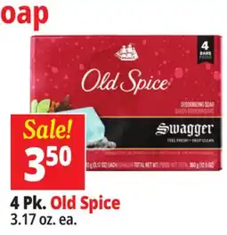 Ocean State Job Lot 4 Pk. Old Spice offer
