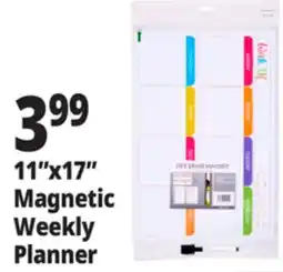 Ocean State Job Lot 11x17 Magnetic Weekly Planner offer