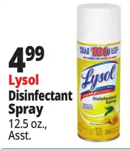 Ocean State Job Lot Lysol Disinfectant Spray offer