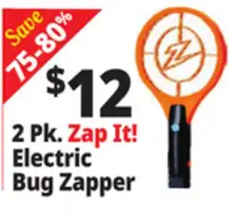Ocean State Job Lot 2 Pk. Zap It! Electric Bug Zapper offer