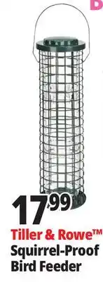 Ocean State Job Lot Squirrel-Proof Bird Feeder offer