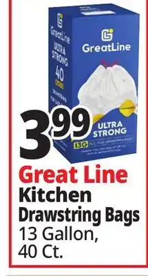 Ocean State Job Lot Great Line Kitchen Drawstring Bags offer