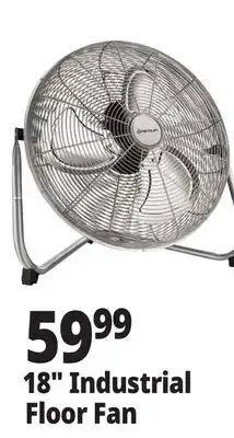 Ocean State Job Lot 18 Industrial Floor Fan offer