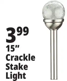 Ocean State Job Lot 15 Crackle Stake Light offer