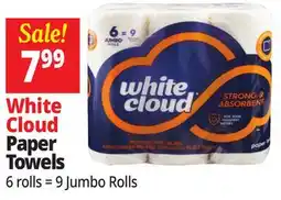 Ocean State Job Lot White Cloud Paper Towels offer