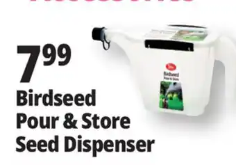 Ocean State Job Lot Birdseed Pour & Store Seed Dispenser offer