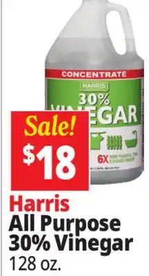 Ocean State Job Lot Harris All Purpose 30% Vinegar offer