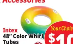 Ocean State Job Lot Intex 48 Color Whirl Tubes offer