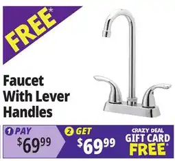 Ocean State Job Lot Faucet With Lever Handles offer