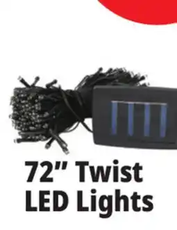 Ocean State Job Lot Solar Twist Lights 200 Lights 72' offer