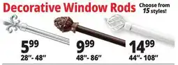 Ocean State Job Lot Decorative Window Rods offer