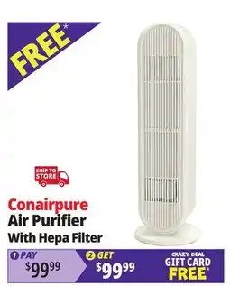 Ocean State Job Lot Conairpure Air Purifier With Hepa Filter offer