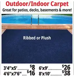 Ocean State Job Lot Outdoor/Indoor Carpet offer