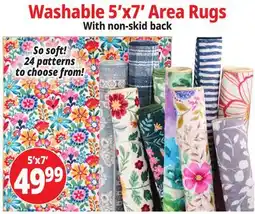 Ocean State Job Lot Washable 5'x7' Area Rugs offer