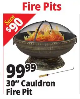 Ocean State Job Lot 30 Cauldron Fire Pit offer
