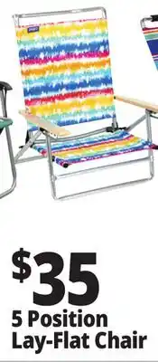 Ocean State Job Lot 5 Position Lay-Flat Chair offer