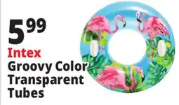 Ocean State Job Lot Intex Groovy Color Transparent Tubes offer