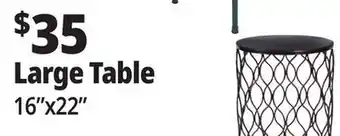 Ocean State Job Lot Large Table offer