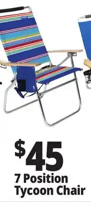 Ocean State Job Lot 7 Position Tycoon Chair offer