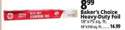 Ocean State Job Lot Baker's Choice Heavy-Duty Foil offer