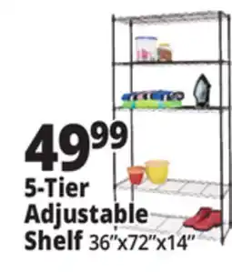 Ocean State Job Lot 5-Tier Adjustable Shelf offer