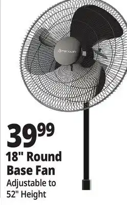 Ocean State Job Lot 18 Round Base Fan offer
