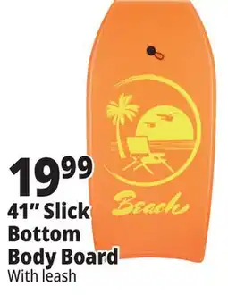 Ocean State Job Lot 41 Slick Bottom Body Board offer