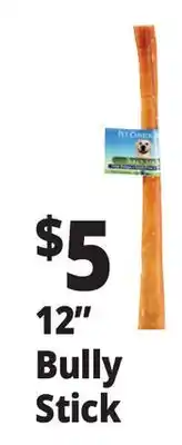 Ocean State Job Lot 12 Premium Bully Stick Pet Chew offer